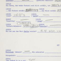 Western questionnaire, answ...