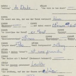 Western questionnaire, answ...