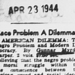 Review of AN AMERICAN DILEM...
