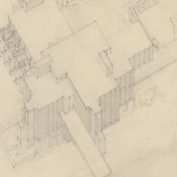 Isometric aerial view