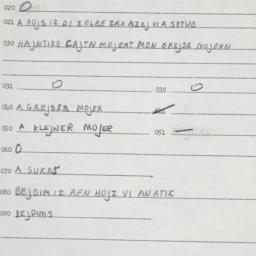 Eastern questionnaire, answ...