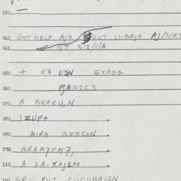 Eastern questionnaire, answ...