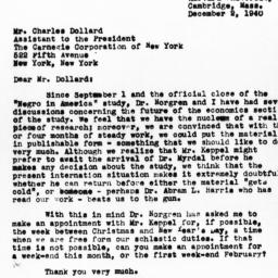 Letter from Hebert R. North...