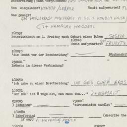 Western questionnaire, answ...