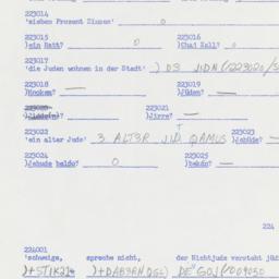 Western questionnaire, answ...