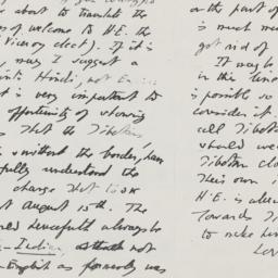 Letter to Tharchin suggesti...