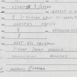 Eastern questionnaire, answ...