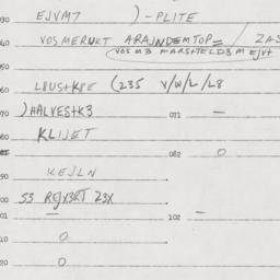 Eastern questionnaire, answ...