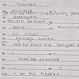 Eastern questionnaire, answ...