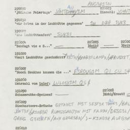 Western questionnaire, answ...