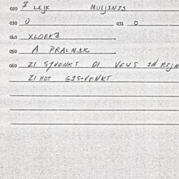 Eastern questionnaire, answ...