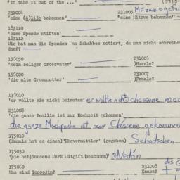 Western questionnaire, answ...