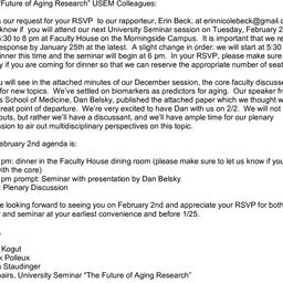 Announcements, 2016-02-02. ...