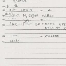 Eastern questionnaire, answ...