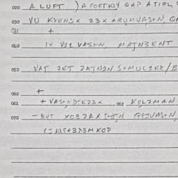 Eastern questionnaire, answ...