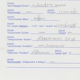 Western questionnaire, answ...