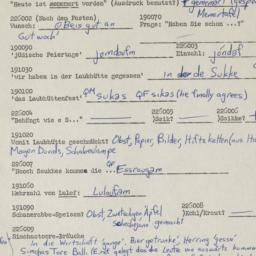 Western questionnaire, answ...