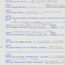 Western questionnaire, answ...