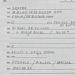 Eastern questionnaire, answ...