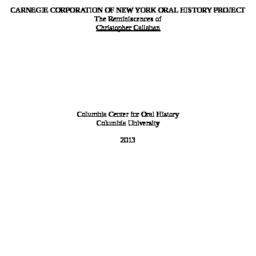 Oral history interview with...