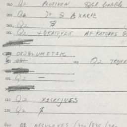 Eastern questionnaire, answ...