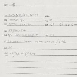 Eastern questionnaire, answ...