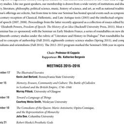 Schedules, Eighteenth-Centu...