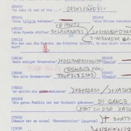 Western questionnaire, answ...
