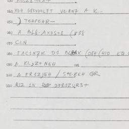 Eastern questionnaire, answ...