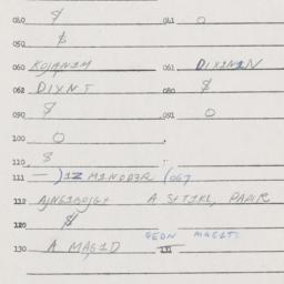 Eastern questionnaire, answ...