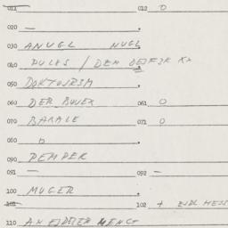 Eastern questionnaire, answ...