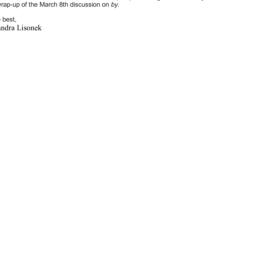Announcements, 2013-03-22. ...