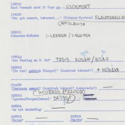 Western questionnaire, answ...