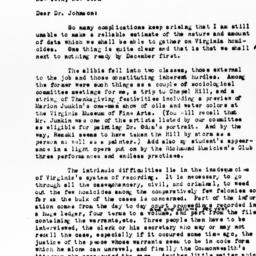 Letter from Olive M. Stone ...