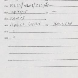 Eastern questionnaire, answ...