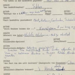 Western questionnaire, answ...