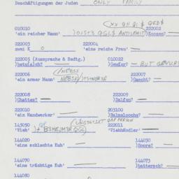 Western questionnaire, answ...