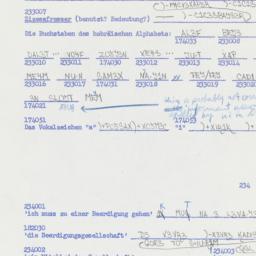 Western questionnaire, answ...