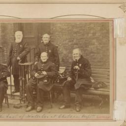 Five Elderly Soldiers, Seated