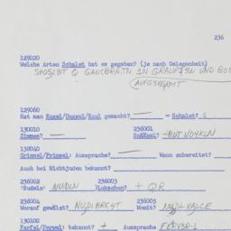 Western questionnaire, answ...