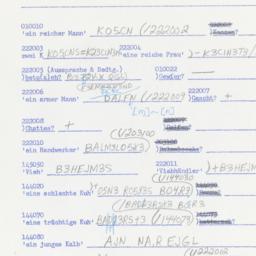 Western questionnaire, answ...