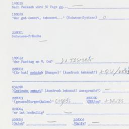 Western questionnaire, answ...