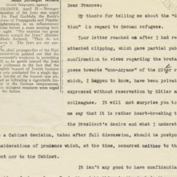 Letter, with clipping, sent...