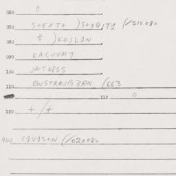 Eastern questionnaire, answ...