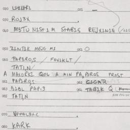 Eastern questionnaire, answ...