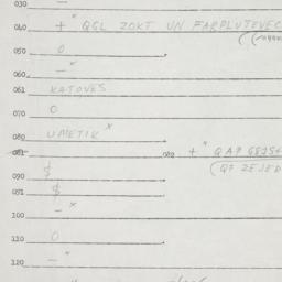 Eastern questionnaire, answ...