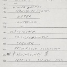 Eastern questionnaire, answ...