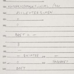 Eastern questionnaire, answ...
