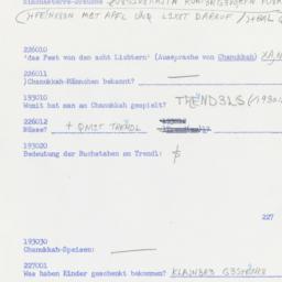Western questionnaire, answ...