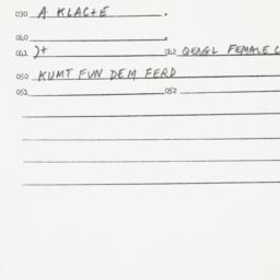 Eastern questionnaire, answ...